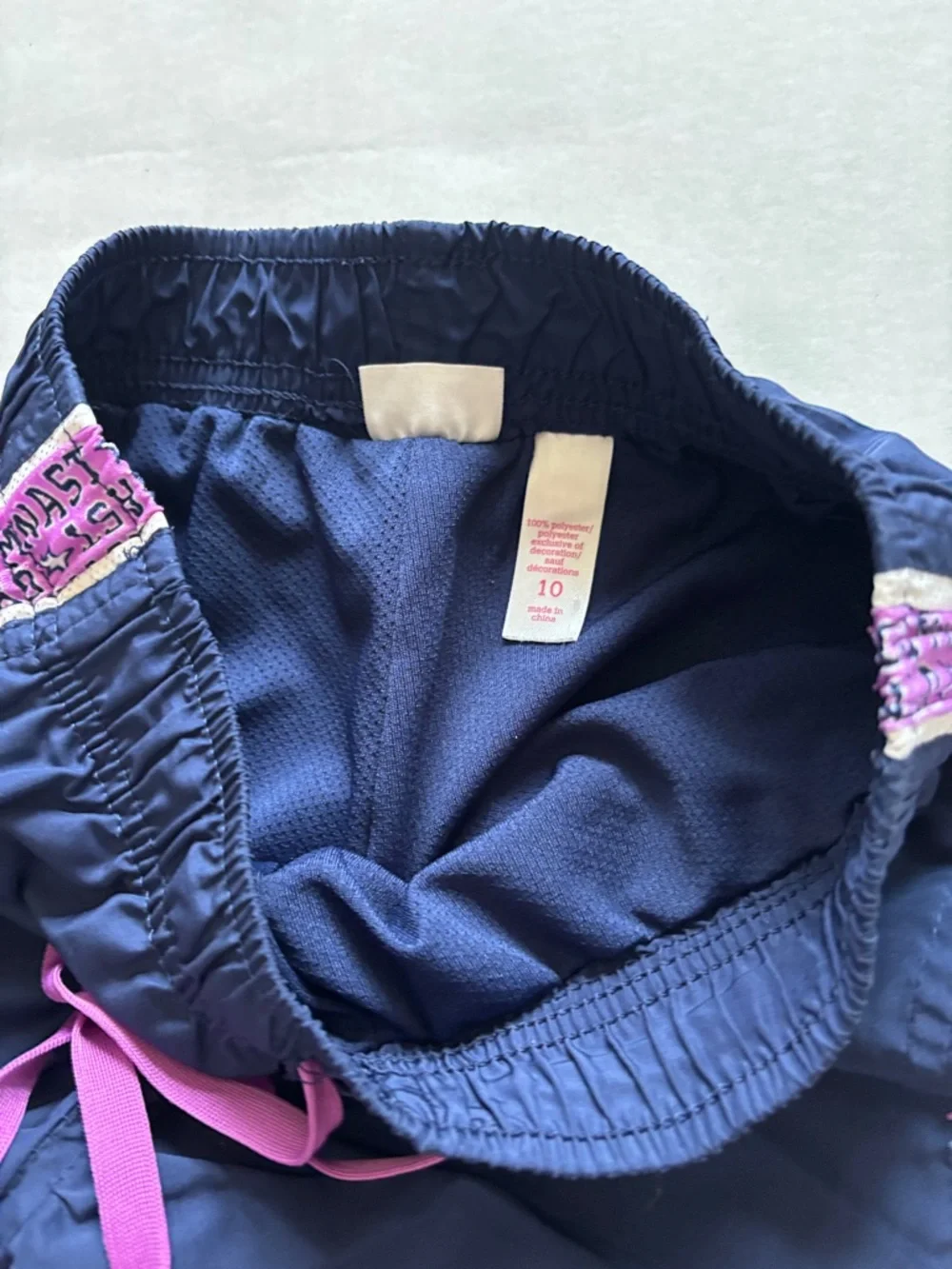 Justice Gymnast shorts and track pants Girls sz 10